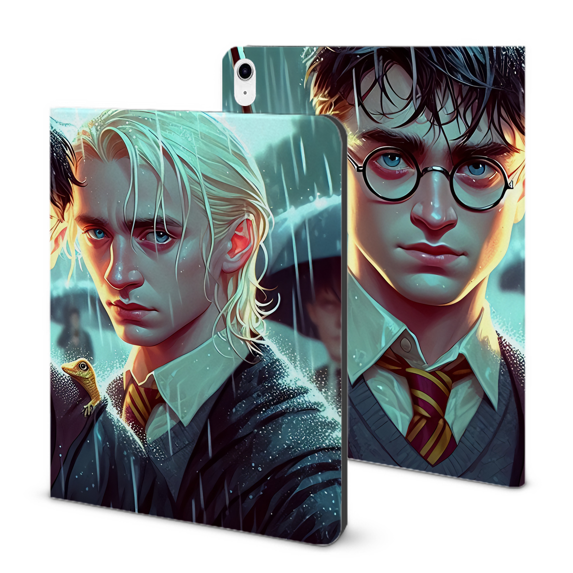 （画像用） Harry Potter ハリー・ポッターシリーズ IPad ケース ブック型 PUレザー TPU 耐衝撃 軽量 薄型 ペン収納なし 全面保護 IPad 各モデル対応